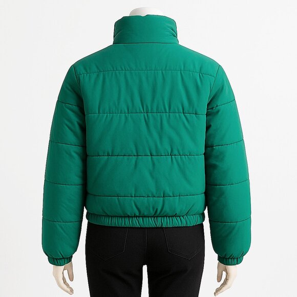 2Blue Denim Co. Weather-Proof Puffer Jacket – Teal Green – Insulated Winter Coat - Picture 2 of 8